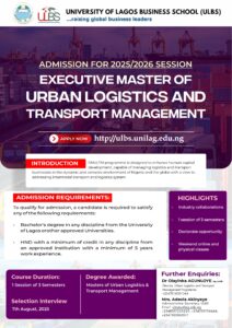 Executive Master of Transport Management